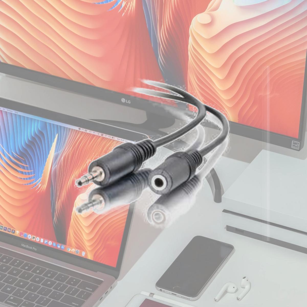 Picture of Cables To Go 40407 6Ft. 3.5Mm Stereo Audio Ext. Cbl M-F