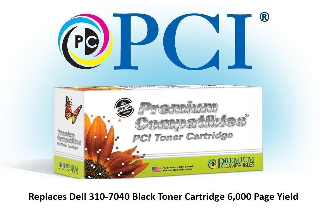 PREMIUM COMPATIBLES INC. PCI DELL 310-7040 X5011 6K HIGH YIELD BLACK TONER N3769 FOR 1710N NETWORK PREMIUM COMPATIBLES INC. PCI DELL 310-7040 X5011 6K HIGH YIELD BLACK TONER N3769 FOR 1710N NETWORK