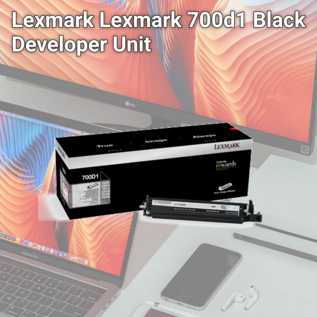 Picture of Lexmark Lexmark 700d1 Black Developer Unit