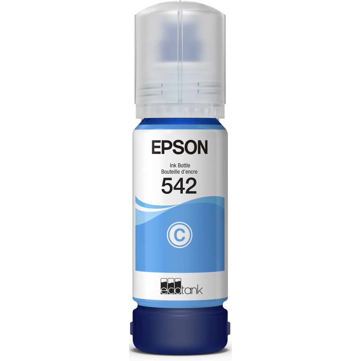 Epson T542220-S Dye Cyan Ink Bottle with Sensormatic