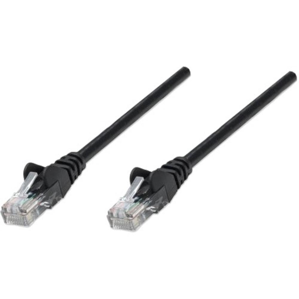 Intellinet 736091 1 ft. Category 5E UTP Snagless Boot Intellinet Patch Cable - Black Intellinet 736091 1 ft. Category 5E UTP Snagless Boot Intellinet Patch Cable - Black