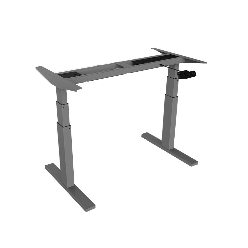 H3hs Height Adjustable Desk Frame, Silver
