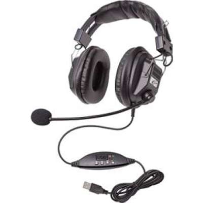 3068MUSB 3068-Style Headset with Boom Microphone Volume Control USB