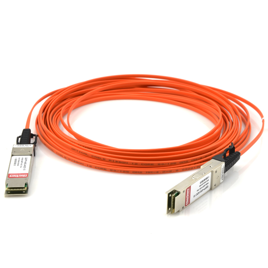 30 m Arista Compatible 100 GBASE-AOC QSFP28 to QSFP28 Active Optical Cable 30 m Arista Compatible 100 GBASE-AOC QSFP28 to QSFP28 Active Optical Cable