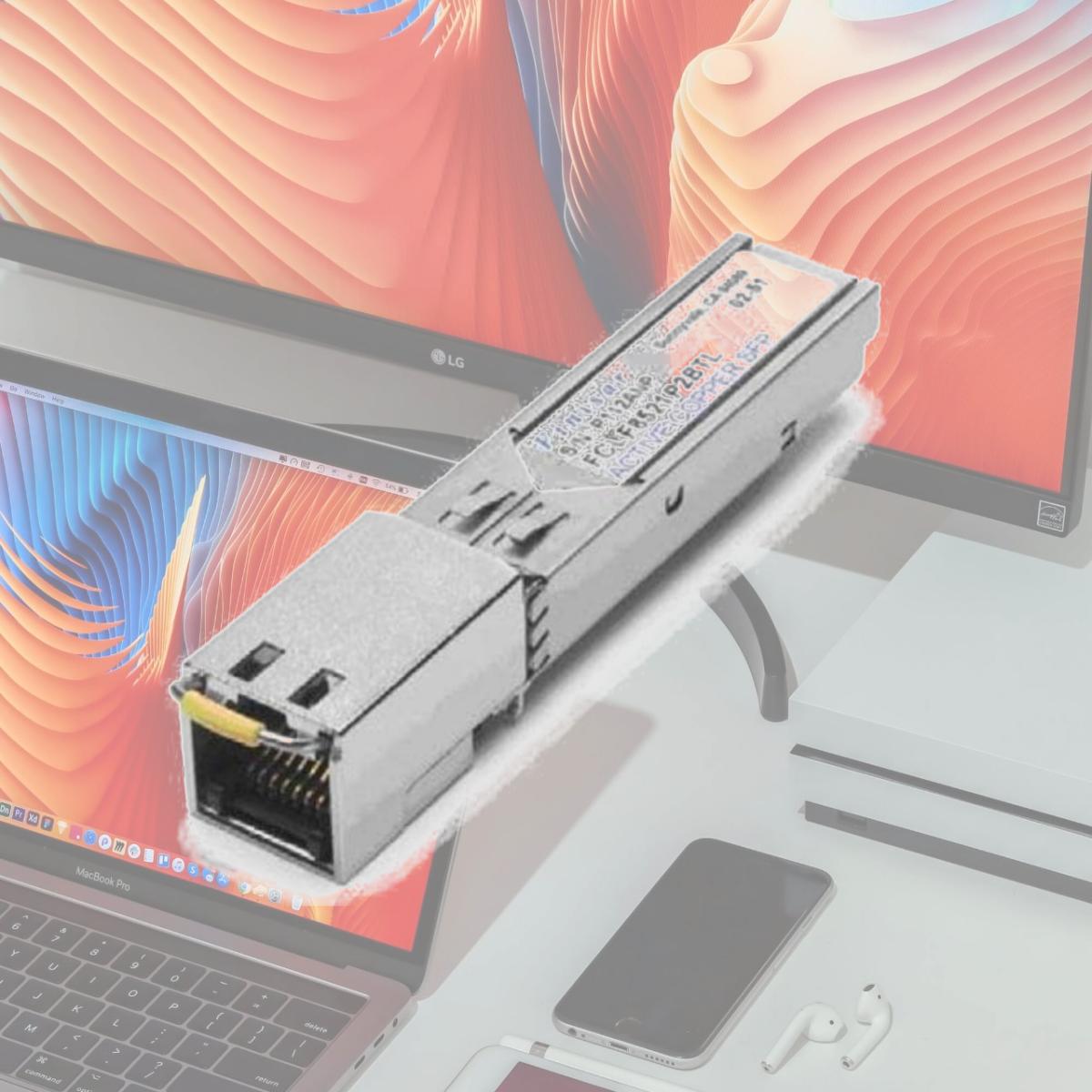 Picture of Finisar FCLF8520P2BTL 1000Base-T SFP Transceiver Module for Rohs compatible