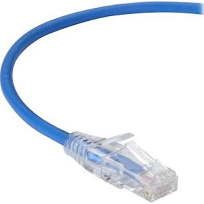 Black Box C6PC28-BL-05 5 ft. Slim-Net CAT6 Patch Cable - Blue Black Box C6PC28-BL-05 5 ft. Slim-Net CAT6 Patch Cable - Blue