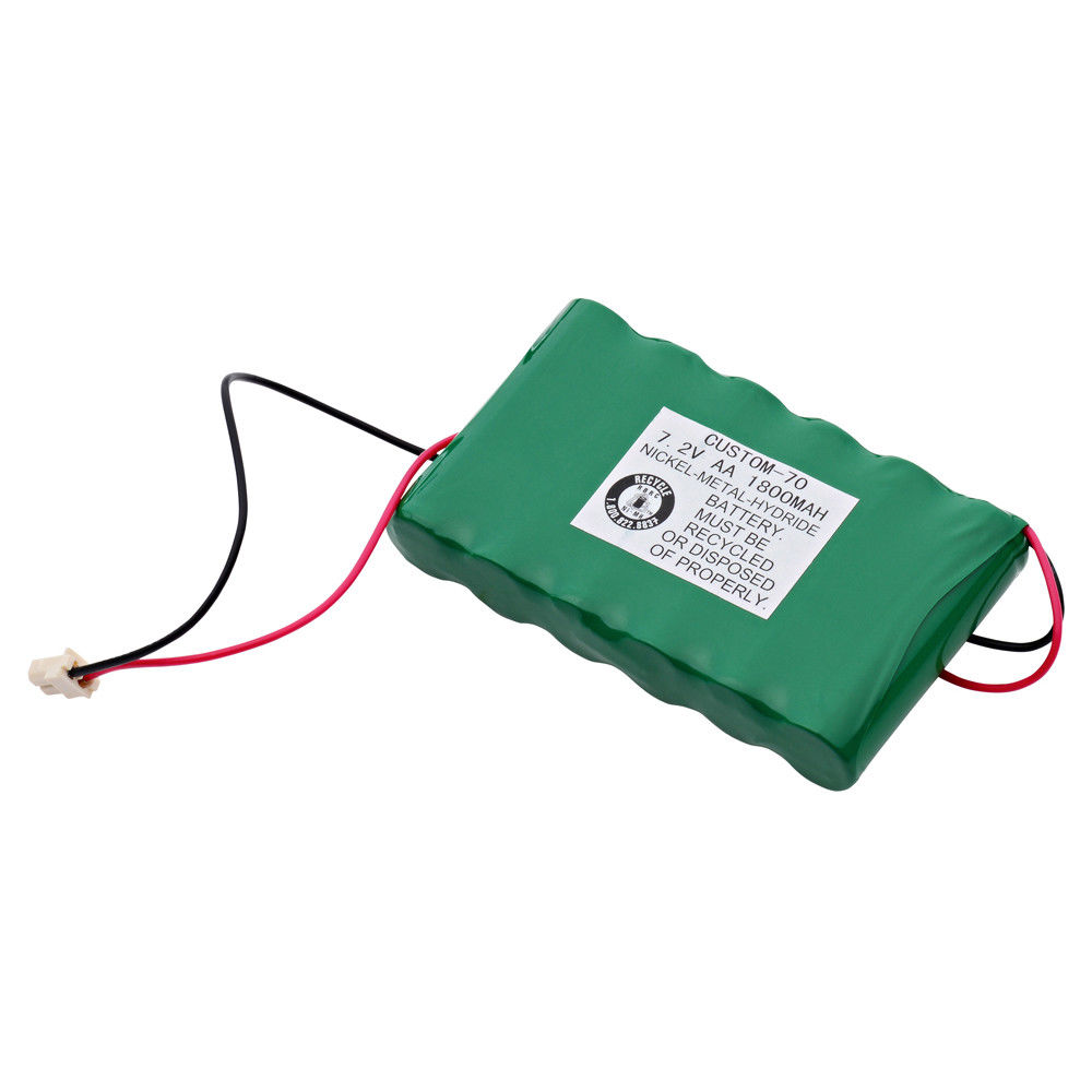 UPC 728286010017 product image for CUSTOM-70 1.8Ah 7.2 V LSD NiMH Replacement Emergency Lighting Battery | upcitemdb.com