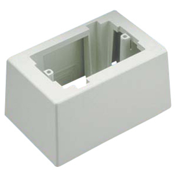 UPC 074983582938 product image for JB1DWH-A Single Gang One Piece Deep Outlet Surface Mount Box, White | upcitemdb.com