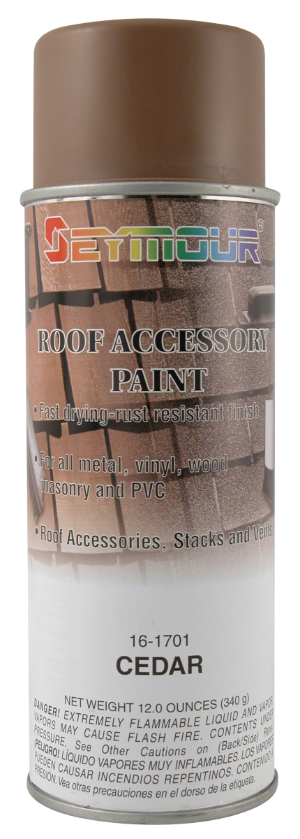16-1701 16 Oz Roof Accessory Paint, Cedar - Pack Of 12