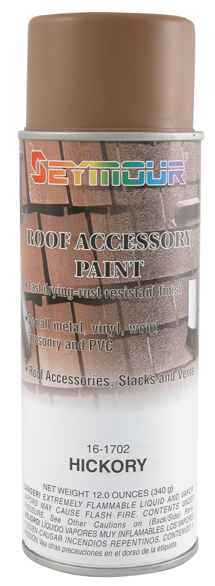 16-1702 16 Oz Roof Accessory Paint, Hickory - Pack Of 12