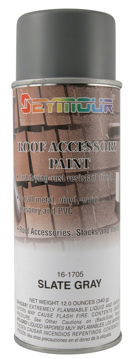 16-1705 16 Oz Roof Accessory Paint, Slate Gray - Pack Of 12