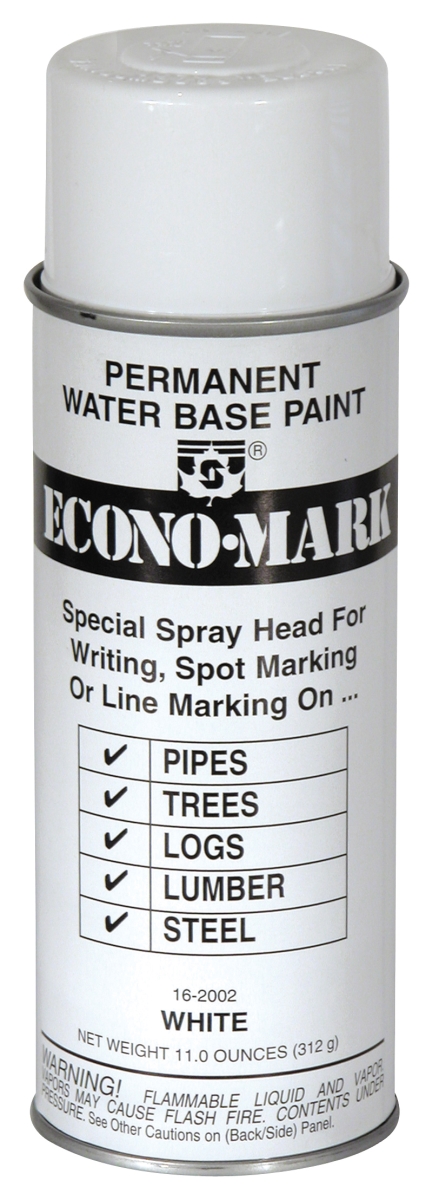 16-2002 16 Oz Waterbase Economical Marking Paint, White - Pack Of 12
