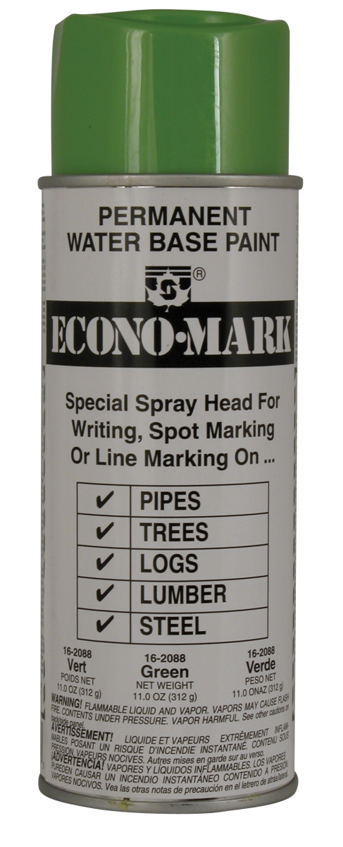 16-2088 16 Oz Waterbase Economical Marking Paint, Green - Pack Of 12