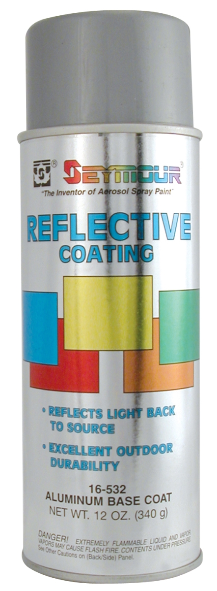 16-532 16 Oz Reflective Coatings, Solvent Base Aluminum Base Coat - Pack Of 6