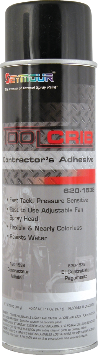 620-1538 20 Oz Tool Crib Chemical Contractors Grade Adhesive - Pack Of 6