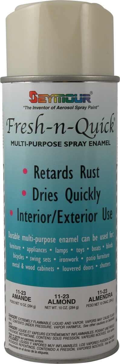 11-23 16 Oz Fresh-n-auick Voc Compliant Spray Paint, Gloss Almond - Pack Of 6