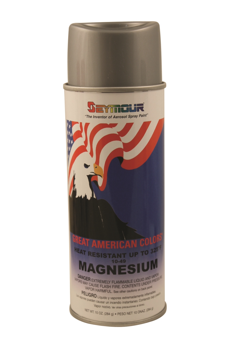 10-49 16 Oz Great Ameri Colors Voc Compliant Spray Paint, Magnesium - Pack Of 6