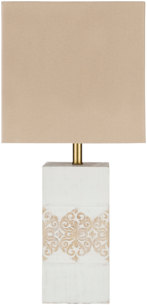 Cee-001 23 X 10 X 10 In. Creed Table Lamp, White