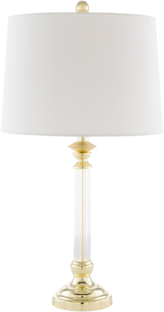 Cbo-001 27.75 X 14.5 X 14.5 In. Cabott Table Lamp, White