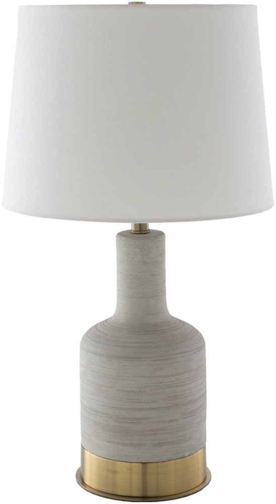 Bre-001 27 X 15 X 15 In. Brae Table Lamp, Light Gray