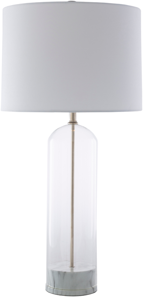 Cge-002 29 X 14 X 14 In. Carthage Table Lamp, White