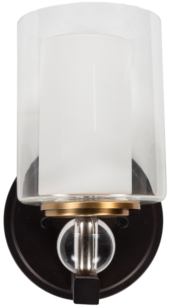 Hto-001 9.625 X 6.125 X 6.125 In. Horatio 1 Light Wall Sconce, Dark Brown
