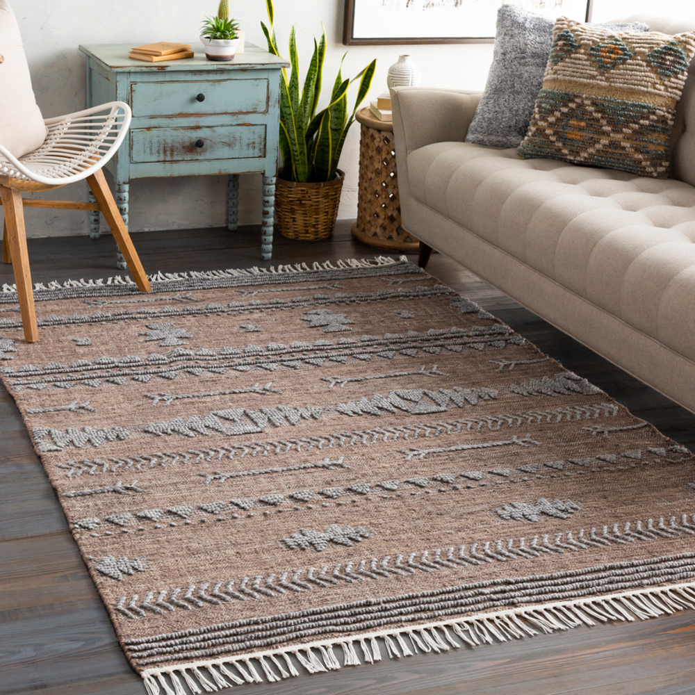 Cna2300-576 5 Ft. X 7 Ft. 6 In. Cheyenne Naturals Hand Woven Rug - 60 Percent Jute, 30 Percent Wool, 10 Percent Polyester