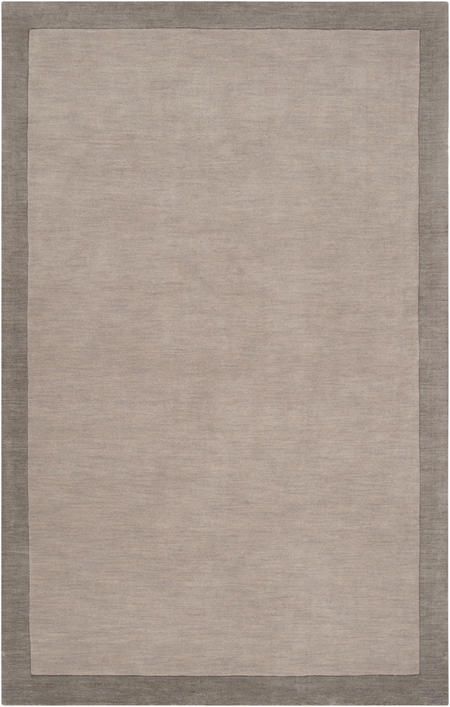 Mds1000-6rd Madison Square Round Area Rug - Medium Gray, Charcoal - 6 Ft.