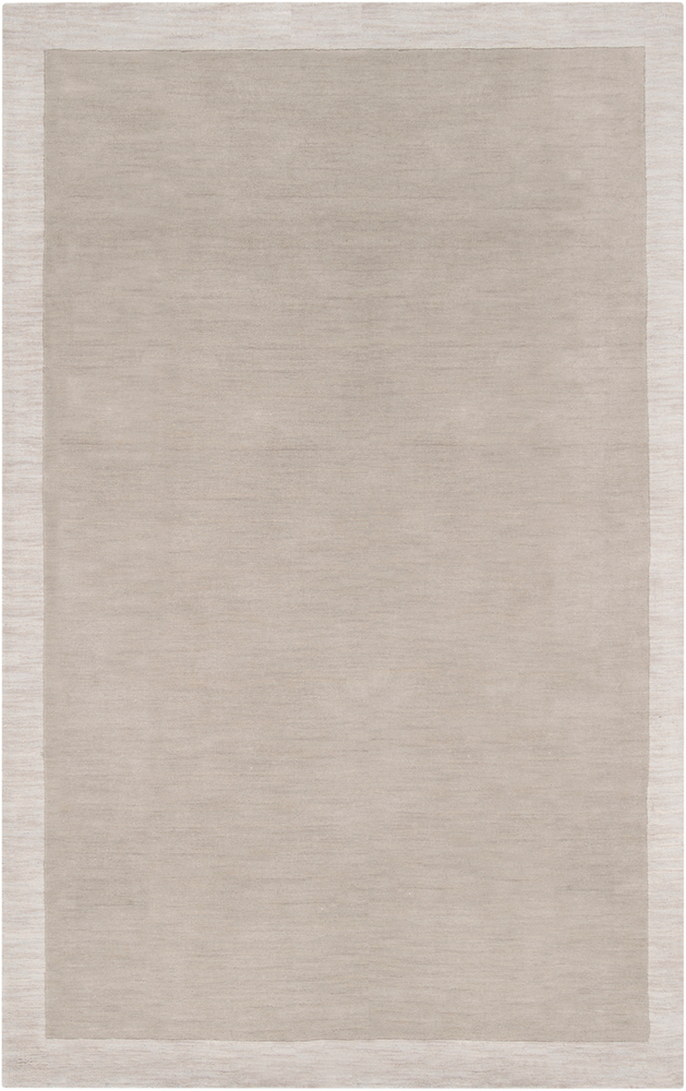 Mds1001-6rd Madison Square Round Area Rug - Light Gray, Ivory - 6 Ft.
