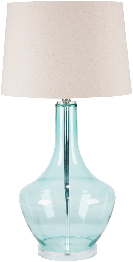 Enlp-001 Easton Table Lamp - Ivory & Pale Blue - 30.5 X 16 X 16 In.