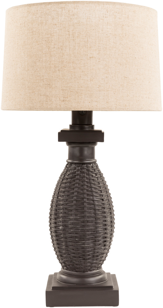 Knn791-tbl Konani Table Lamp - Ivory & Dark Brown - 28 X 16 X 16 In.