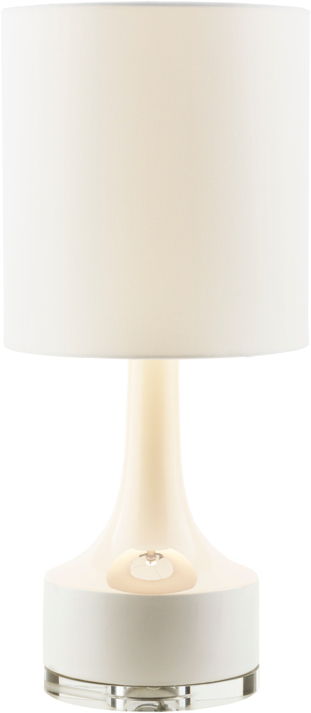 Frr356-tbl Farris Table Lamp - White & White - 24.5 X 11 X 11 In.