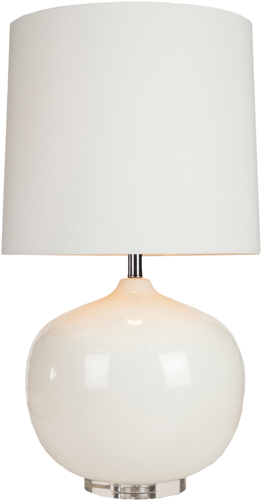 Lmp-1015 Lamp Table Lamp - White & White - 31.5 X 17 X 17 In.