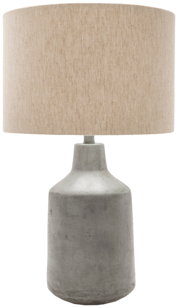 Fmn100-tbl Foreman Table Lamp - Taupe & Medium Gray - 25 X 15 X 15 In.