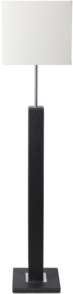 Eld-100 Eldridge Floor Lamp - White & Black - 14 X 14 X 62.5 In.