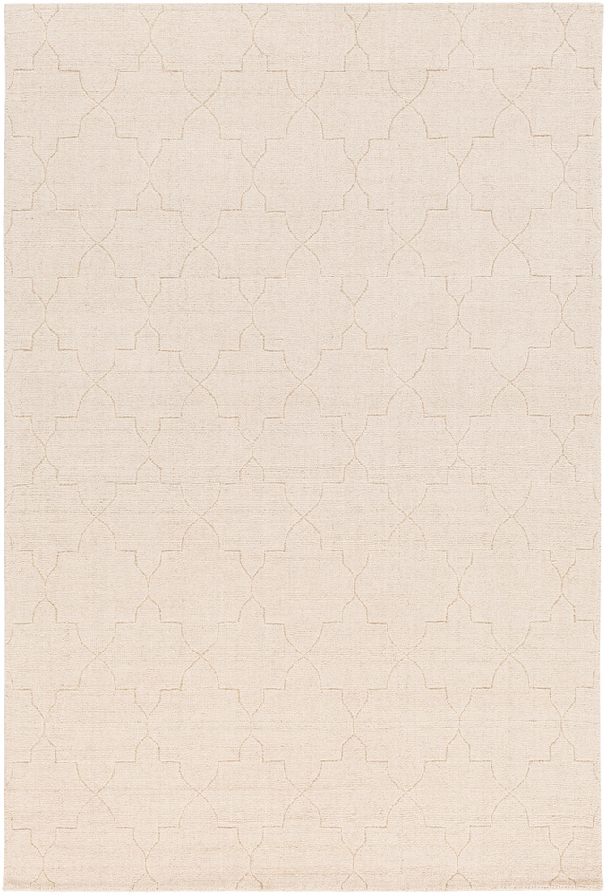 Asl1011-810 8 Ft. X 10 Ft. Ashlee Rectangle Hand Loomed Solids And Tonals Area Rug, Cream