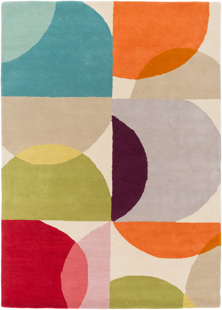Sci28-58 5 Ft. X 8 Ft. Scion Rectangle Hand Tufted Modern Area Rug, Multi Color