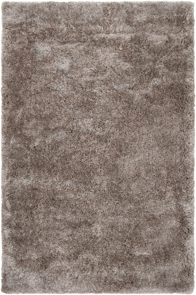 Grizzly6-69 Grizzly Shag 6 Ft. X 9 Ft. Rectangle Area Rug, Light Gray