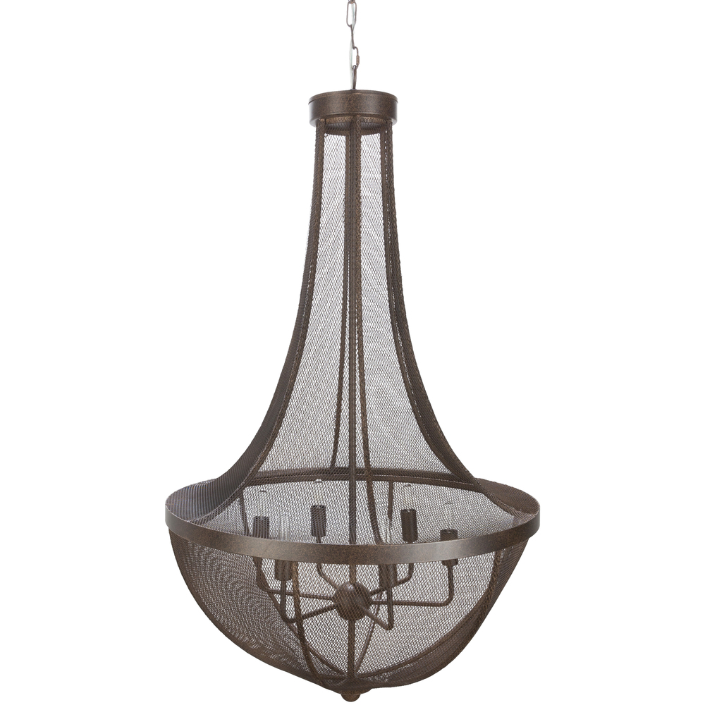 Lom-001 46 X 27 X 27 In. Lombard Transitional Chandelier Fixture - Translucent
