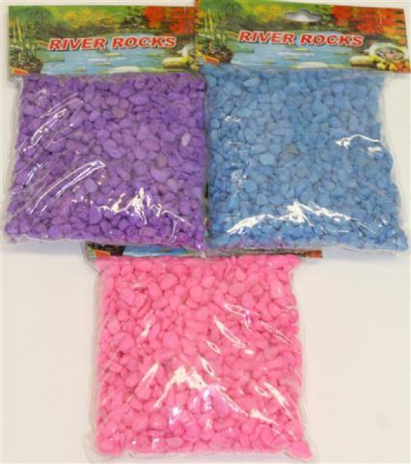 2356 500 G Fish Tank Gravel, Assorted Color - Pack Of 24