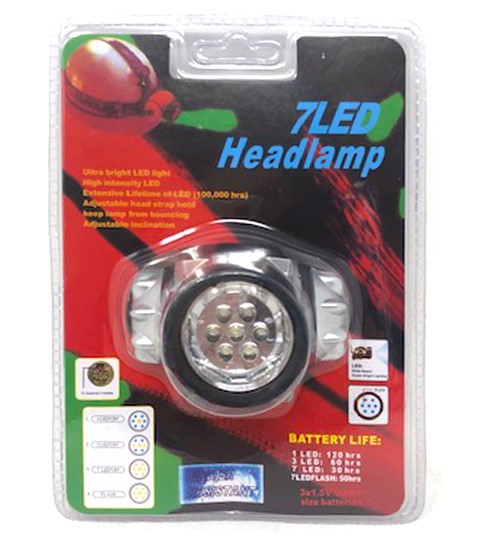 20317 7 In. Led Headlamp - Pack Of 72