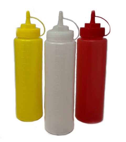 20347 24 Oz Squeeze Bottle, Assorted Color - Pack Of 100