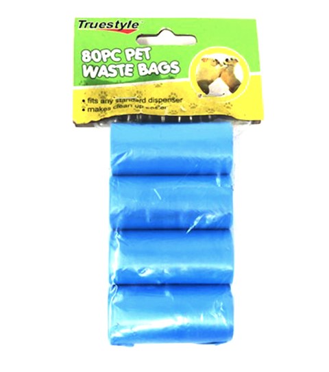 34018 Pet Waste Bags, 80 Piece - Pack Of 48