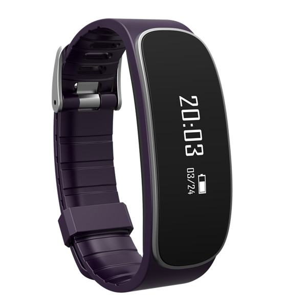 Ts-y-29purple Fitness Activity Tracker Y29 Band With Heart Rate Monitor, Purple