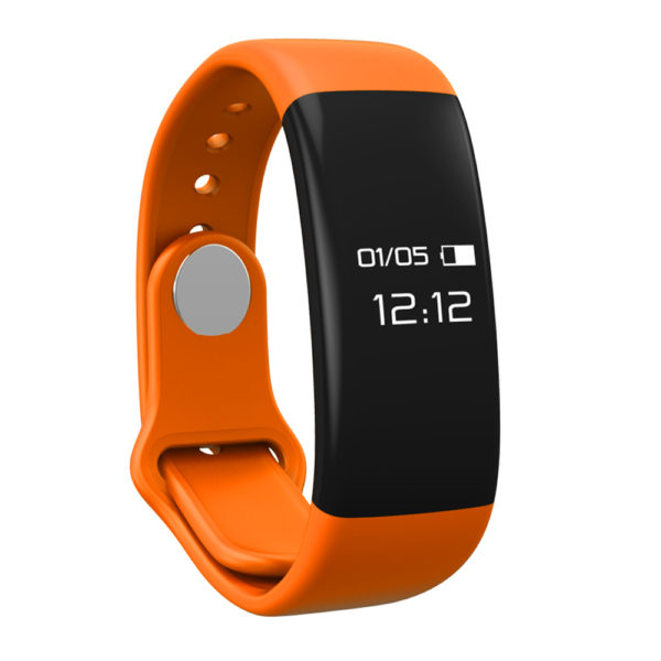 Ts-y-30orange Y30 Water Resistant Fitness Tracker With Heart Rate Monitor, Orange