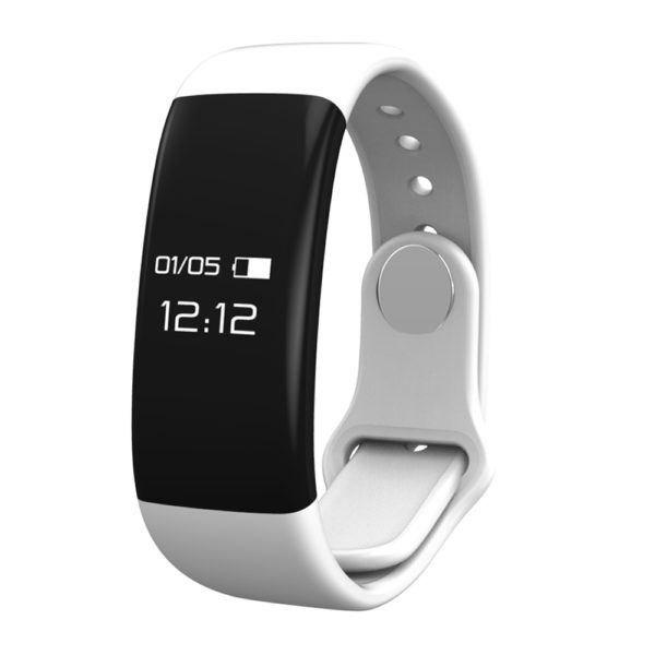 Ts-y-30wht Y30 Water Resistant Fitness Tracker With Heart Rate Monitor, White