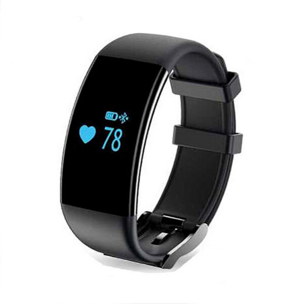 Ts-yd-21blk Yd21 Water Resistant Fitness Activity Tracker With Heart Rate Monitor, Black