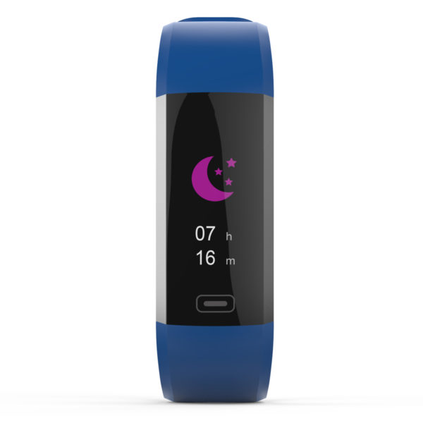 Ts-dw007-blu Bfit Water Resistant Fitness Tracker With Heart Rate Monitor & Color Display, Blue