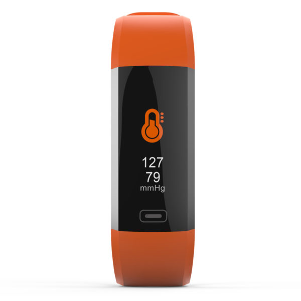 Ts-dw007-orng Bfit Water Resistant Fitness Tracker With Heart Rate Monitor & Color Display, Orange