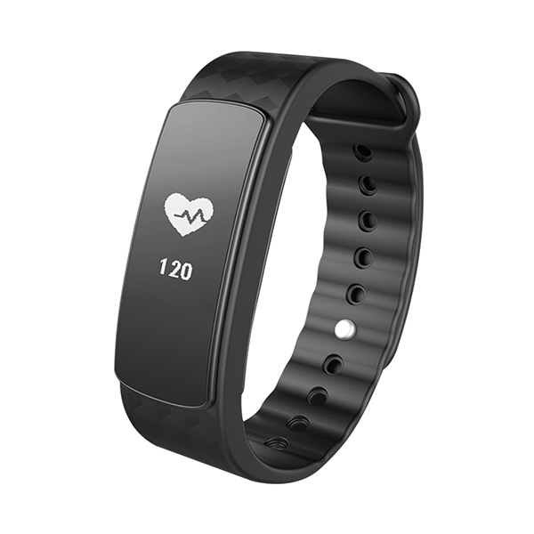 Ts-i3-i6hr-blk I3hr Water Resistant Fitness Activity Tracker With Heart Rate & Pedometer, Black